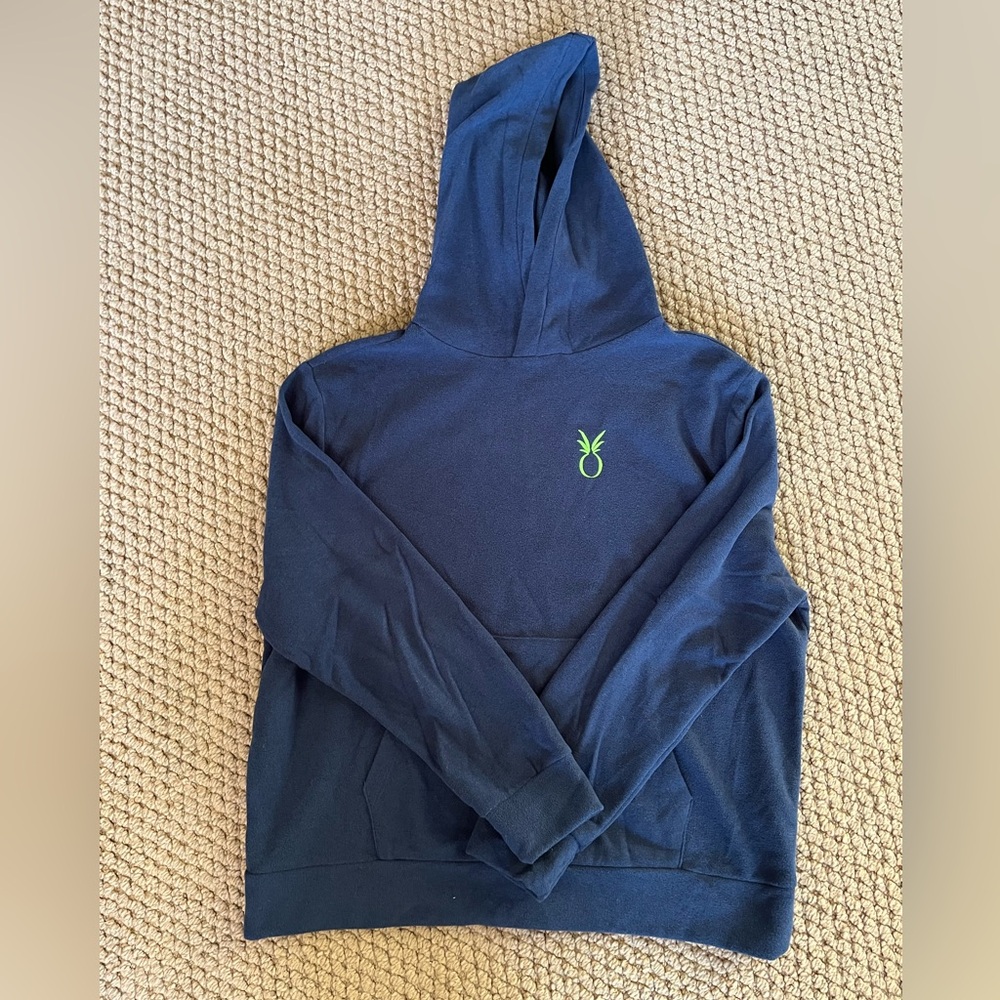 Dudley Stephens navy hoodie. Size medium.